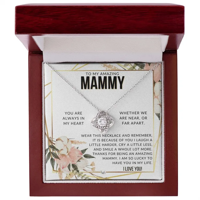 ShineOn Fulfillment Necklaces Mammy Gift Beautiful Womens Pendant From Granddaughter Grandson Grandkids Great For Mothers Day Christmas or Birthday