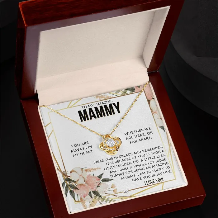 ShineOn Fulfillment Necklaces Mammy Gift Beautiful Womens Pendant From Granddaughter Grandson Grandkids Great For Mothers Day Christmas or Birthday