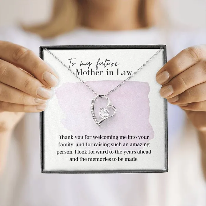 ShineOn Fulfillment Necklaces To My Future Mother In Law Forever Love Pendant Necklace