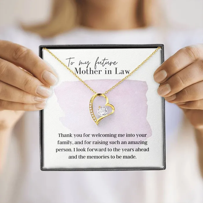 ShineOn Fulfillment Necklaces To My Future Mother In Law Forever Love Pendant Necklace