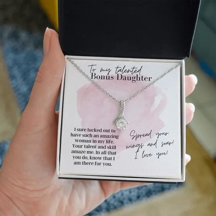 ShineOn Fulfillment Necklaces To My Talented Bonus Daughter Alluring Beauty Necklace