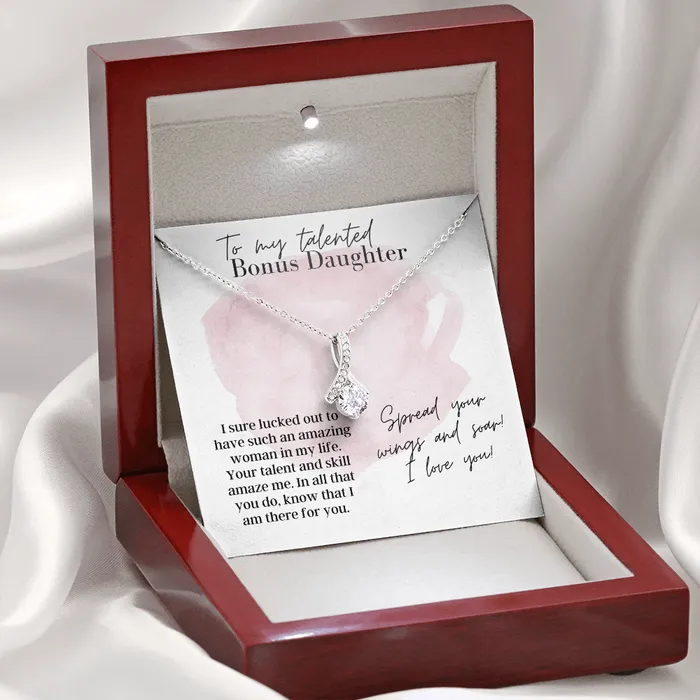 ShineOn Fulfillment Necklaces To My Talented Bonus Daughter Alluring Beauty Necklace