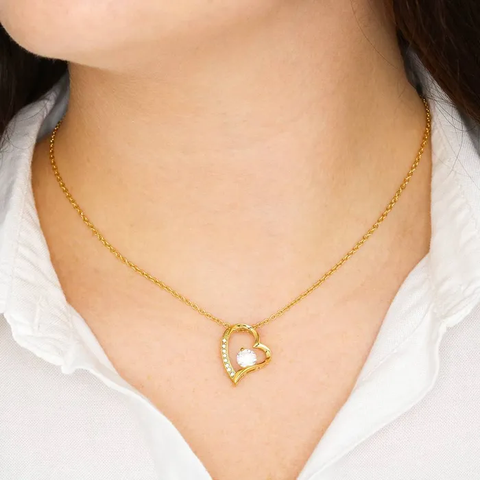 ShineOn Fulfillment Necklaces To My Wonderful Mother In Law Forever Love Pendant Necklace