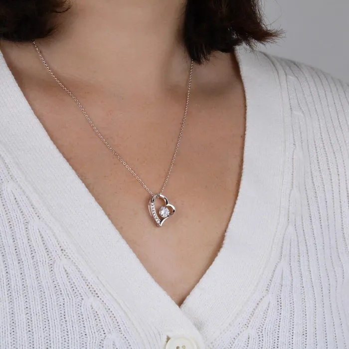 ShineOn Fulfillment Necklaces Will Always Be Your Little Girl Gift for Mom Heart Pendant Necklace