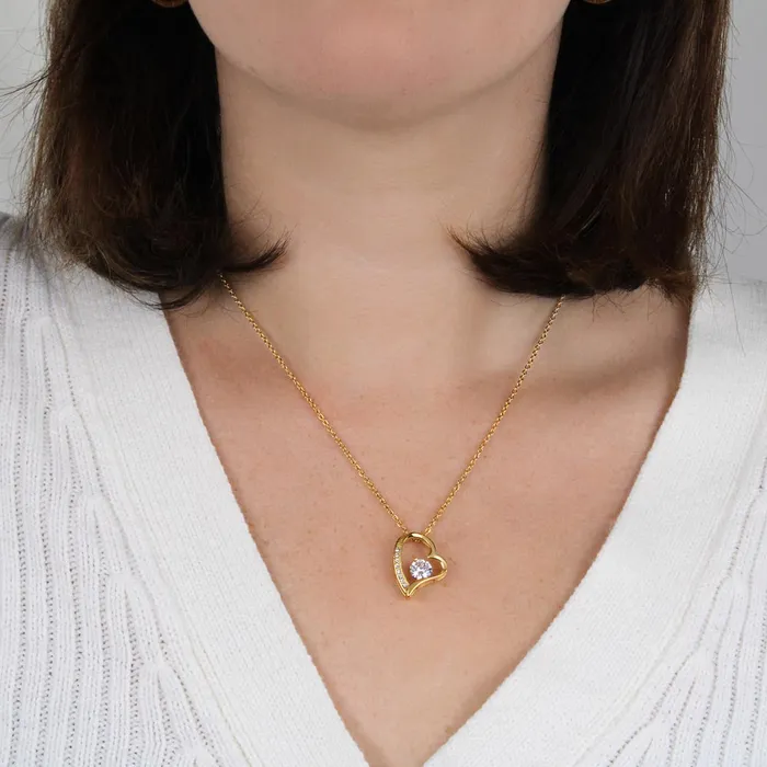 ShineOn Fulfillment Necklaces Will Always Be Your Little Girl Gift for Mom Heart Pendant Necklace