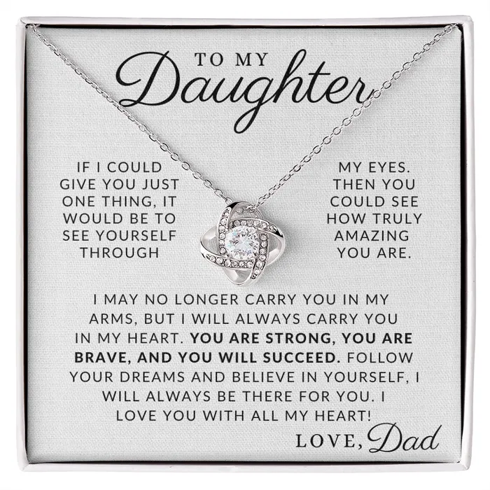 ShineOn Fulfillment Necklaces With All My Heart To My Daughter From Dad Father to Daughter Gift Christmas Gifts Birthday Present Graduation Necklace Valentines Day ShineOn Fulfillment Necklaces With All My Heart To My Daughter From Dad Father to Daughter Gift Christmas Gifts Birthday Present Graduation Necklace Valentines Day