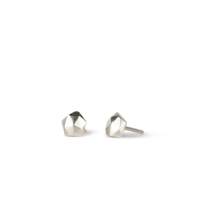 Silver Micro Fragment Stud Earrings Corey Egan Earrings