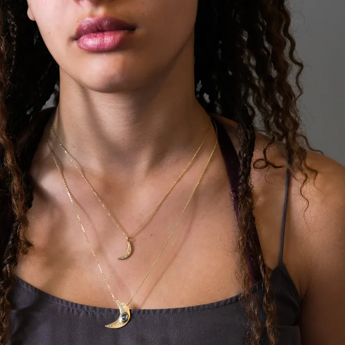 sirciam Necklaces Moon and stars necklace