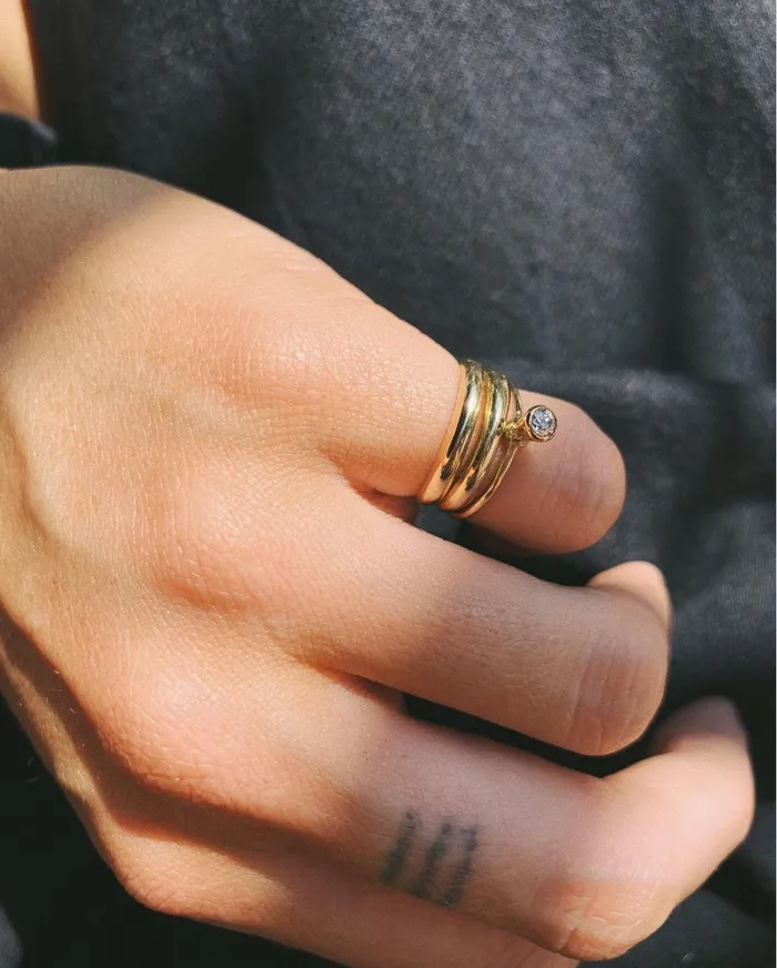 Tall Drop Ring BRUCE Rings