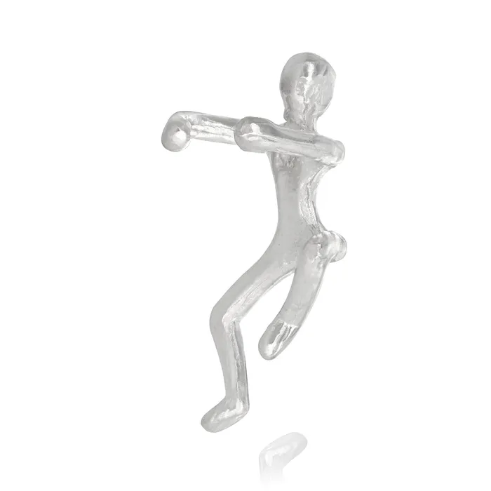 Teeda Earrings EC1270 Climbing Man Lg Ear Cuff
