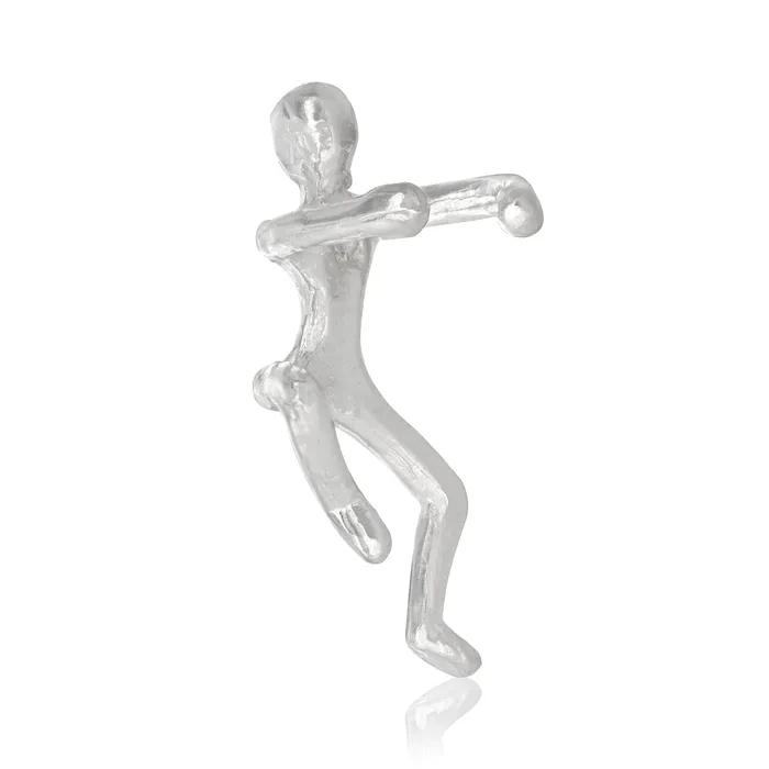 Teeda Earrings EC1270 Climbing Man Lg Ear Cuff