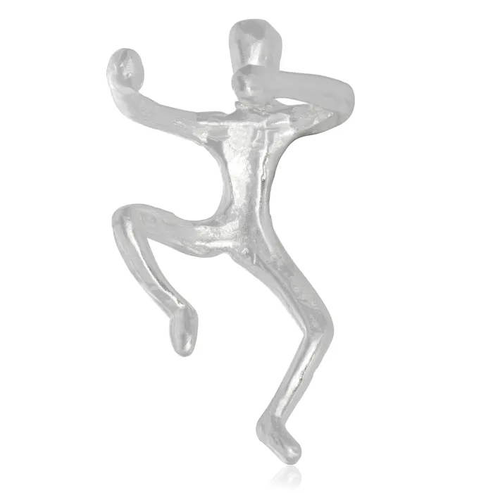 Teeda Earrings EC1270 Climbing Man Lg Ear Cuff