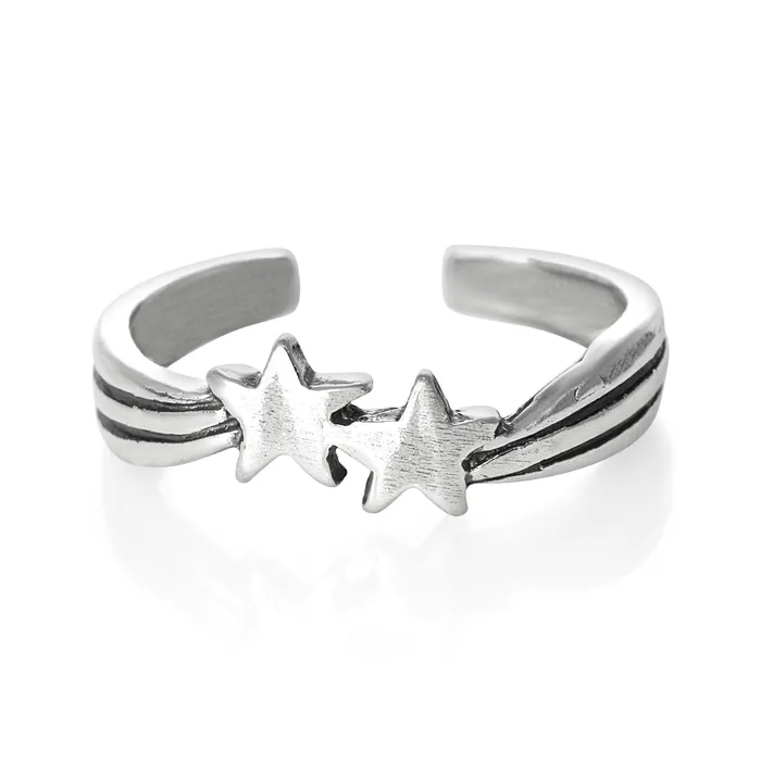 Teeda Rings TR1390 Shooting Stars Toe Ring