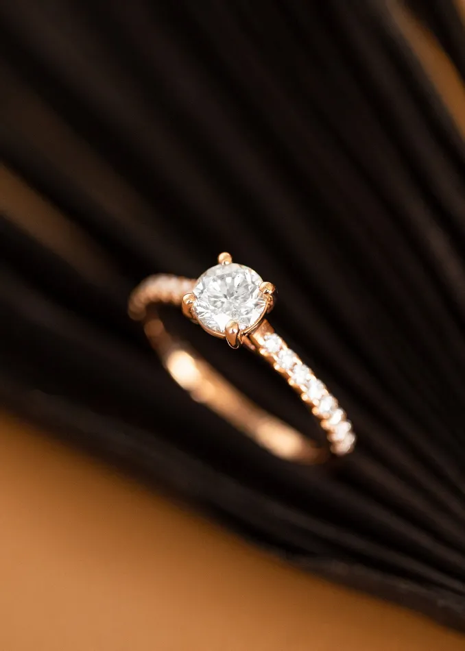 The Aurora Ring 71ct Natural Round Diamond Rose Gold Venvs New Theme Rings The Aurora Ring 71ct Natural Round Diamond Rose Gold Venvs New Theme Rings