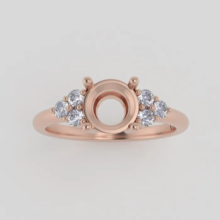 The Calisto 14k Rose Size 8 Stone MOS6 Antelope Ring Box Custom Engraving 0 VENVS Rings The Calisto 14k Rose Size 8 Stone MOS6 Antelope Ring Box Custom Engraving 0 VENVS Rings