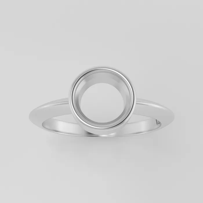 The Leda 14k White Size 725 Stone SA3 Sand Dune Ring Box Custom Engraving 0 VENVS Rings The Leda 14k White Size 725 Stone SA3 Sand Dune Ring Box Custom Engraving 0 VENVS Rings