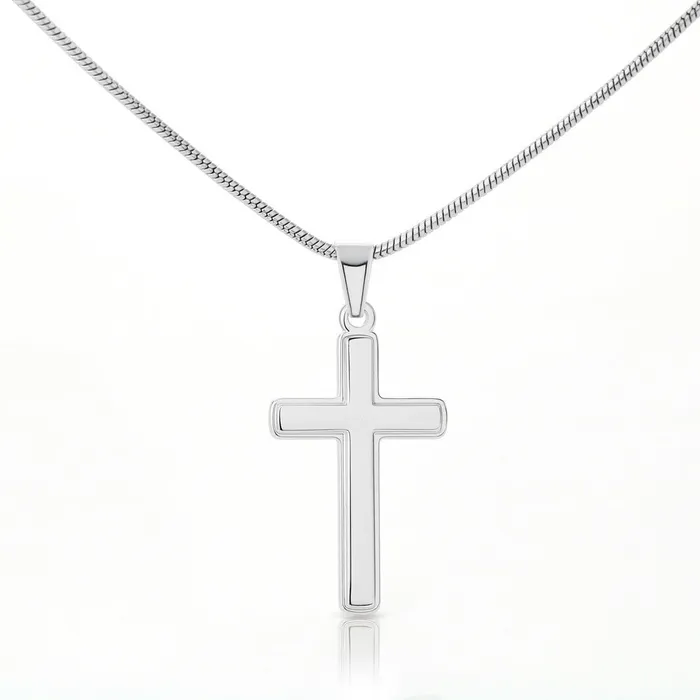 To My Dear Granddaughter I Believe in You Engravable Cross Necklace ShineOn Fulfillment Necklaces