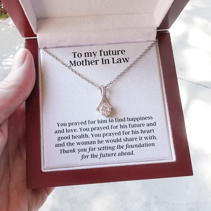To My Future Mother In Law From Future Daughter Thank You for Praying Alluring Beauty Pendant Necklace The Perfect Gift ShineOn Fulfillment Necklaces To My Future Mother In Law From Future Daughter Thank You for Praying Alluring Beauty Pendant Necklace The Perfect Gift ShineOn Fulfillment Necklaces
