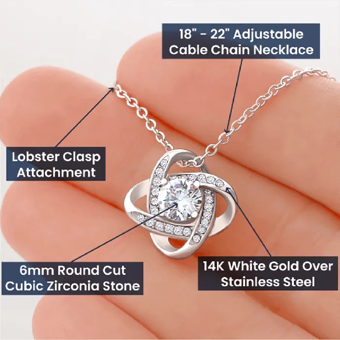 To My Sweet Grandma Love Knot Pendant Necklace The Perfect Gift for your Grandma ShineOn Fulfillment Necklaces