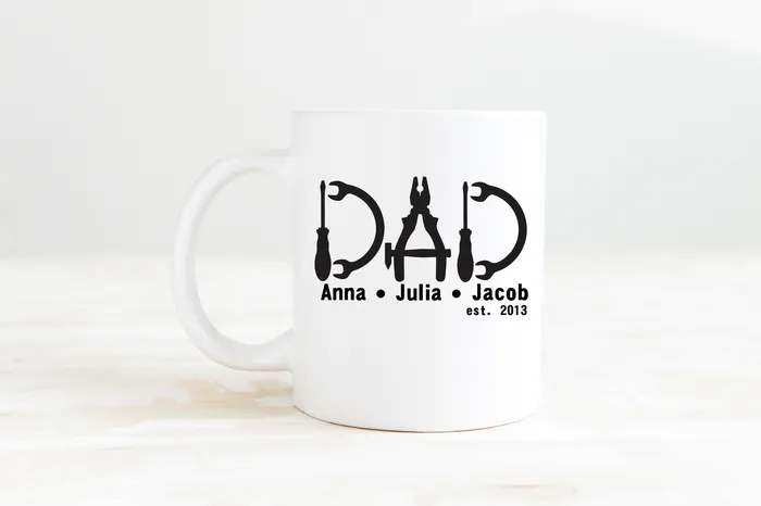 Tonyas Treasures Inc Necklaces Dads Tool Personalized Mug