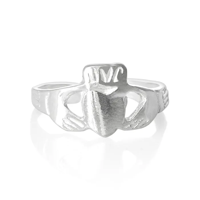 TR2080 Claddagh Heart Toe Ring Teeda Rings