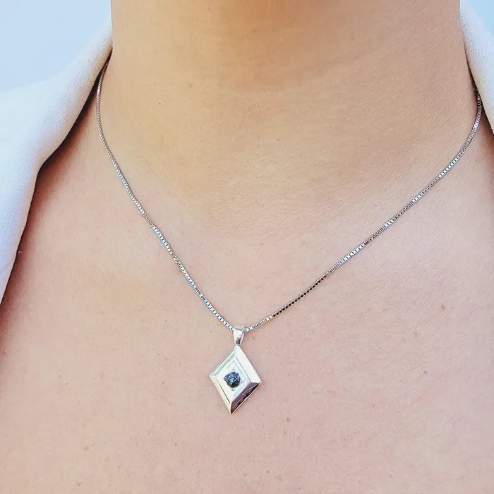 Uniquelan Jewelry Necklaces Natural Diamond Pendant Necklace