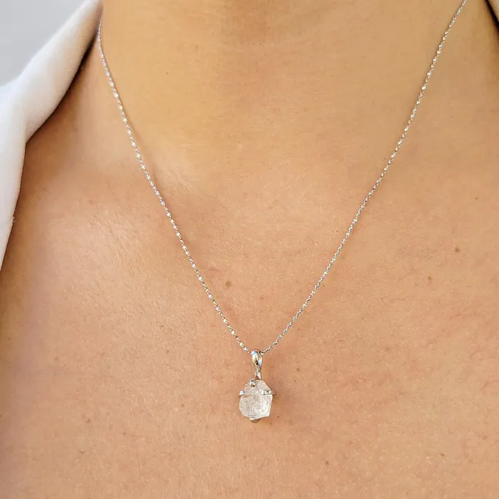 Uniquelan Jewelry Necklaces Raw Herkimer Diamond Necklace Set Uniquelan Jewelry Necklaces Raw Herkimer Diamond Necklace Set