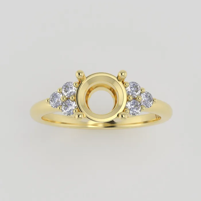 VENVS Rings The Calisto 14k Yellow Size 85 Stone MOS32 Rainforest Ring Box Custom Engraving 0 VENVS Rings The Calisto 14k Yellow Size 85 Stone MOS32 Rainforest Ring Box Custom Engraving 0