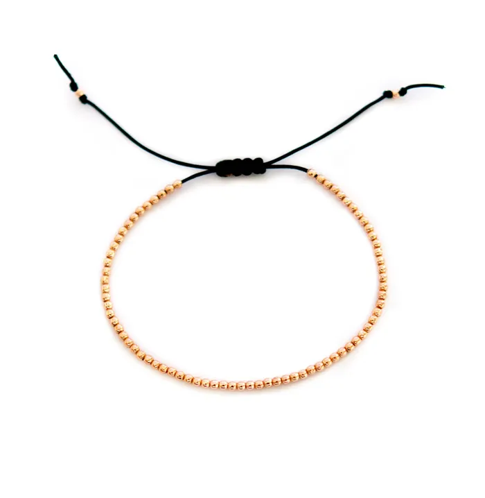 Vivien Frank Designs Bracelets 14k solid gold beaded bracelet