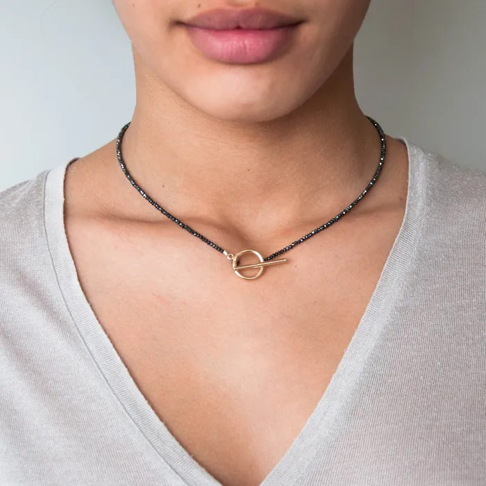 Vivien Frank Designs Necklaces Black Diamond Necklace