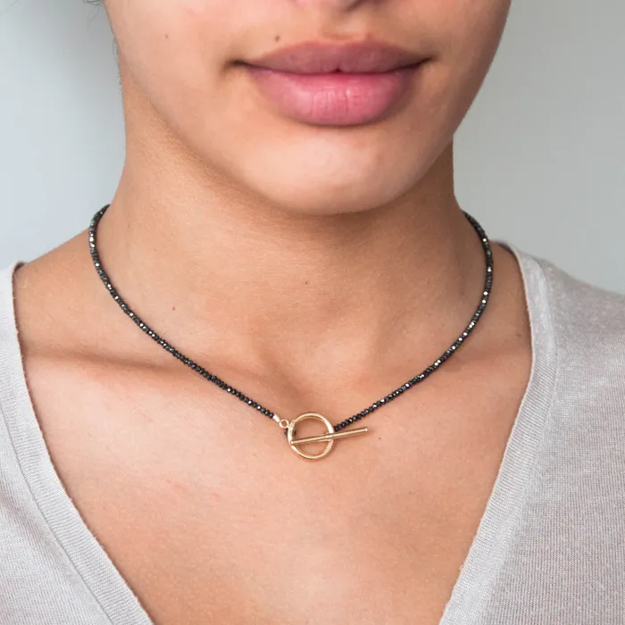 Vivien Frank Designs Necklaces Black Diamond Necklace