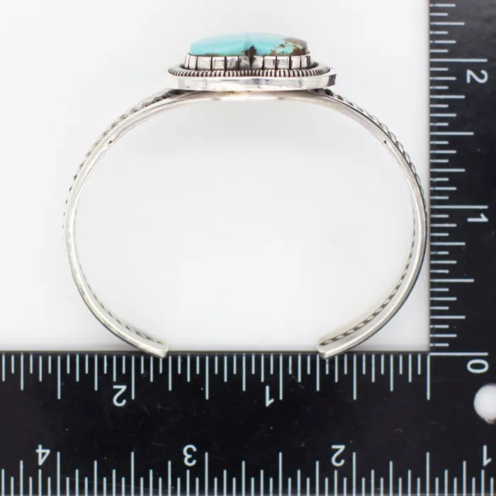 Walter Vandaver Navajo Handmade Sterling Silver Turquoise Heart Cuff Bracelet Crown Jewels Coin Bracelets